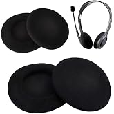 4 Pcs Foam Ear Cushions for Plantronics H251 H261 H351 H361 Series Headsets | Black,Headphones Most Standard Size Office Telephone H251 H251N H261 H261N H351 H351N H361 H361N Headset Disposable Covers