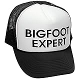 The Goozler Bigfoot Expert - Sasquatch Funny Squatchin - Adult Trucker Cap Hat