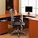 Furmax Ribbed Office Chair High Back PU Leather Executive Conference Chair (79p0 black)