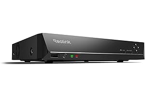 REOLINK 16CH Network Video Recorder for Home Security Camera System,Only Work with 16MP/12MP/4K/8MP/5MP/4MP The Same Brand PoE IP Cam,24/7 Recording to Pre-Installed 4TB Hard Drive,RLN16-410