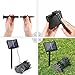 Qedertek Upgraded Solar/Battery Powered String Lights, 72ft 8 Modes 200 LED Dual Power Seasonal Decorative Fairy Lights for Christmas, Home, Garden, Patio, Lawn and Party Decorations(Cool White)