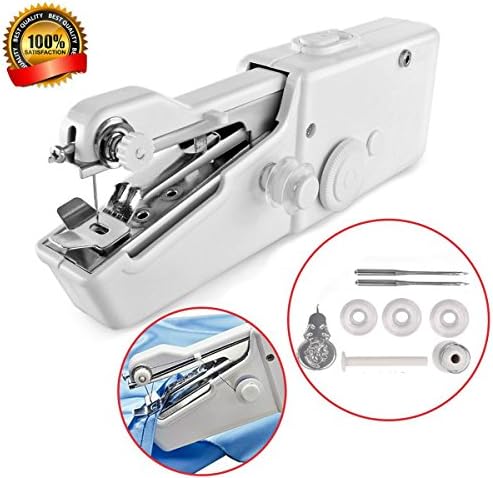 Portable Handheld Mini Sewing Machines Stitch Sew Needlework Cordless Clothes Fabrics Electric Sewing Machine For Household