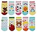 Bienvenu 10 Pair Baby Toddler Anti Slip Skid Socks Age 1-3,Mix Color
