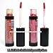 LA GIRL 2 LIP GLOSS GLG833 Fleur + GLG834 Bazaar MATTE FLAT FINISH PIGMENT PAINT SUPER INTENSE COLOR + FREE EARRING