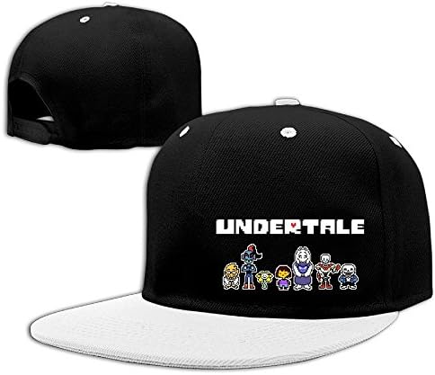 Beetful Undertale Adjustable Snapback Hip-hop Baseball Cap White