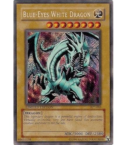 YU-GI-OH! 遊戯王 Blue-Eyes White Dragon！ Amazon.com: Blue-Eyes White Dragon - LDS2-EN001 - Ultra Rare