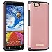 BLU Vivo XL Case, SOGA [Astro Guard Series] Hybrid Armor Cover Protector Case for BLU Vivo XL (V0030UU) - Rose Gold