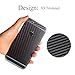 Toeoe Luxury 3D Textured Carbon Fibre Full Body Vinyl Wrap Sticker Skin Cover for Apple iPhone 6 4.7 inch Black