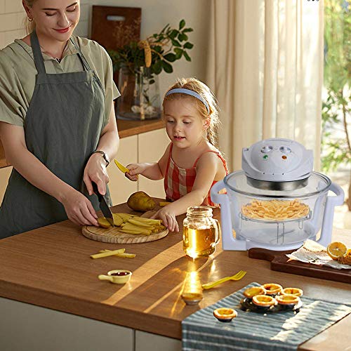 Convection Oven, Counter Top Toaster Oven with Glass Bowl, Easy to