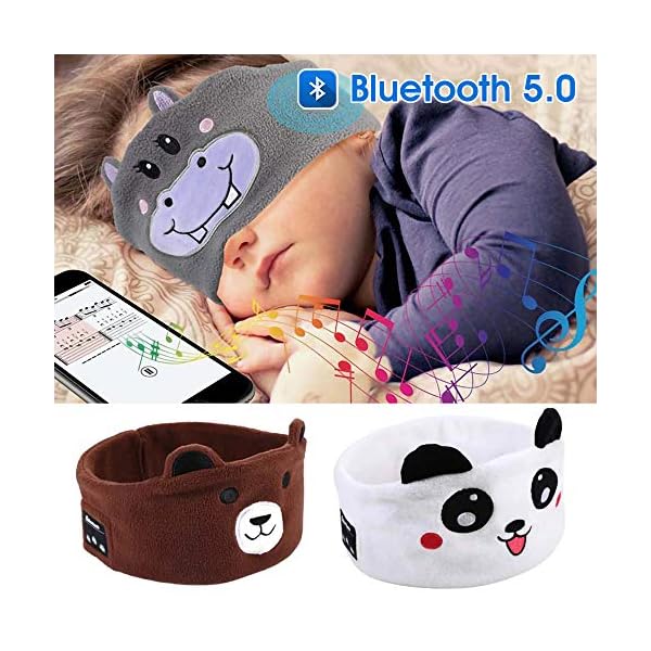 Kids-Headband-Headphones-Soft-Wireless-Bluetooth-50-Headband-Headset-Noise-Cancelling-Headphones-for-Sleeping-Childrens-Tablets-and-Smartphones-Great-for-Travel-Sleeping-Yoga-Running Kids Headband Headphones Soft Wireless Bluetooth 5.0 Headband Headset Noise Cancelling Headphones for Sleeping Children…