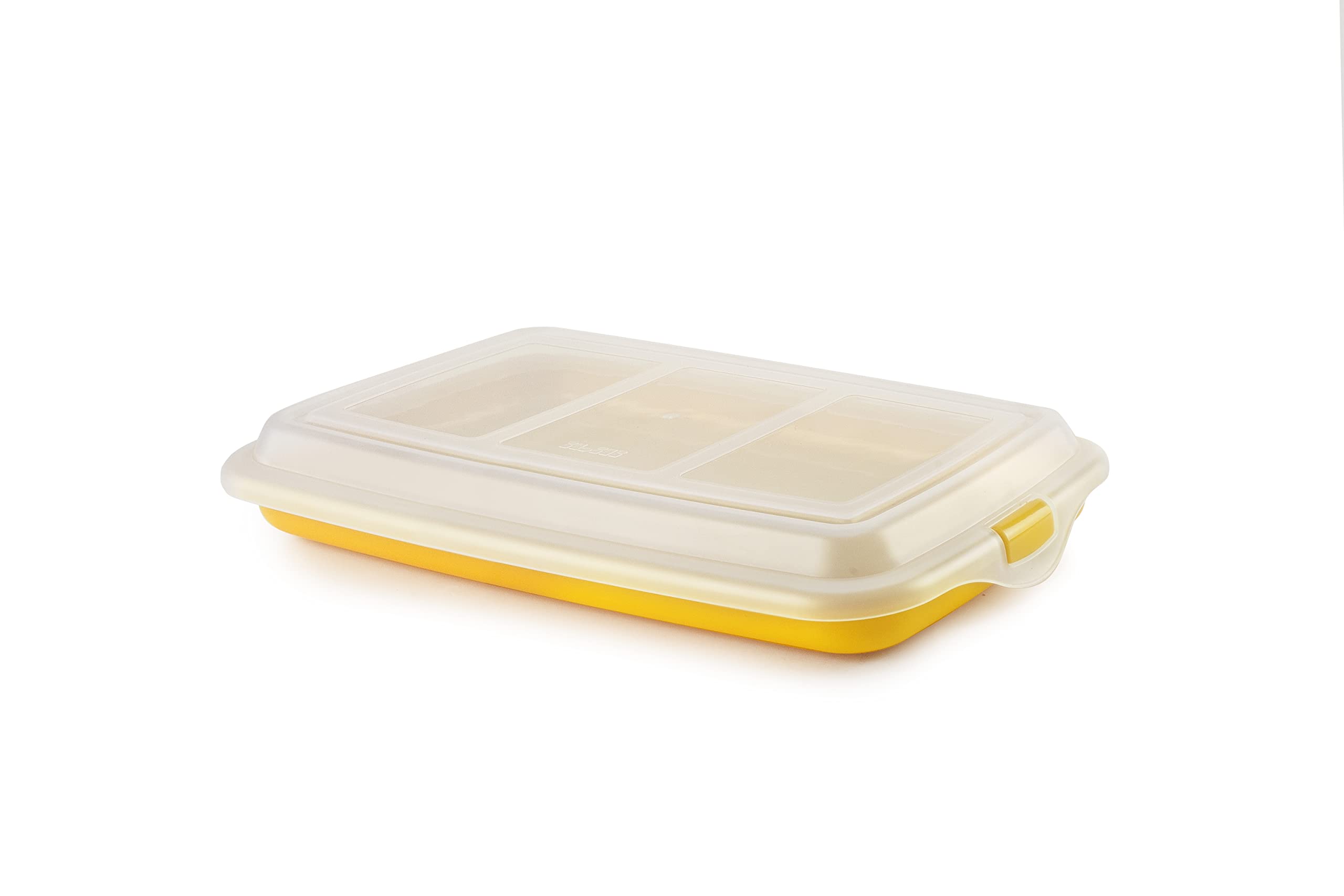 Ibili - Taper for Sausages and Cold cuts Yellow 24.8 x 14.4 cm, BPA-Free Plastic, Reusable