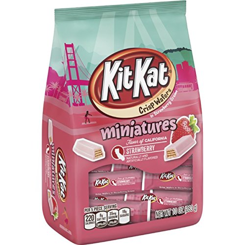 Limited Edition Kit Kat Strawberry Creme Miniatures 10oz - 2 Pack