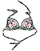 Begonia.K Women's 2 Piece Swimsuits Floral Print Halter High Waisted Bikini Sets