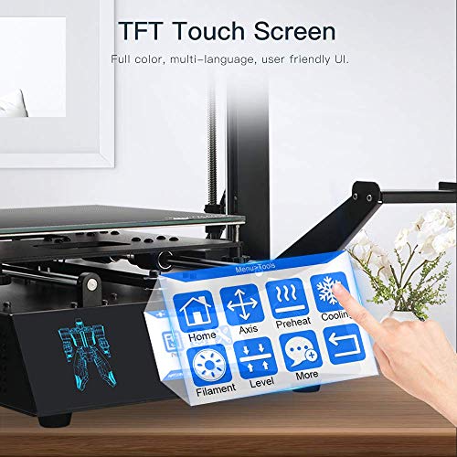 ANYCUBIC-Mega-S-Impresora-3D-Tamao-de-impresin-210-x-210-x-205-mm-Con-Ultrabase-calefactada-Pantalla-tctil-de-35-Funciona-con-TPUPLAABS