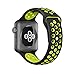 Kartice for Apple Watch Band Nike+,Soft Silicone Bracelet Watch bands Sport Replacement Strap Wristband Apple Watch Band/New Apple iWatch Series 2/ Apple Watch Series 1 Nike+(Black/Volt 42mm)
