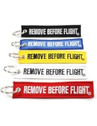 Rotary13B1 - Remove Before Flight Multi Color 5 Pack Key Chains