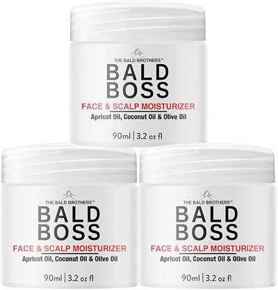 The Bald Brothers Bald Head Care for Men | Face Scalp Moisturiser | Vegan Matte