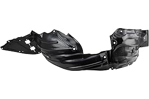 TRQ Front Left Inner Fender Liner Drivers Side Compatible with 2014-2018 Mazda 3 MA1248145