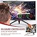 VIOTEK GN32DR 32-inch Curved Pro Gaming Monitor with Rage-Proof Adjustable Stand, 144Hz 1440P QHD, HDMI 2.0 DVI DP 1.2 (VESA)thumb 4