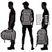 Hynes Eagle Travel Backpack 40L Flight Approved Carry On Men's Large Cabin Weekender Laptop Backpack Women's 15.6 inches Grey with 3PCS Packing Cubes