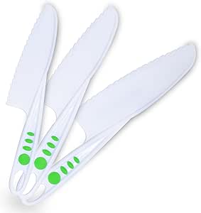 Curious Chef Children's 3-Piece Nylon Knife Set