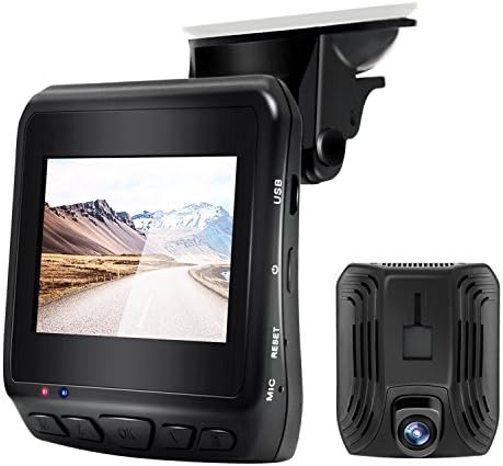 Car DVR Dash Cam 2.4” with Built-in GPS Parking Monitoring Full HD 1080P Front Wide Angle Camera (Model DAB211)