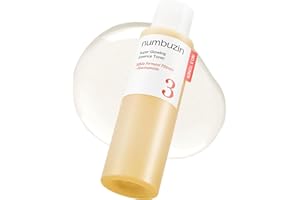 numbuzin No.3 Toner | Super Glowing Essence Toner | Skin Radiance, Zero Pore, Skin Tightening, Skin Texture, Hydration | Fermented Ingredients, Niacinamide, Galactomyces | 6.76 fl. oz.
