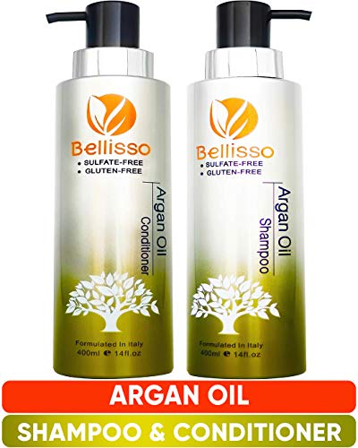 Moroccan Argan Oil Shampoo And Conditioner Set Sulfate Free For