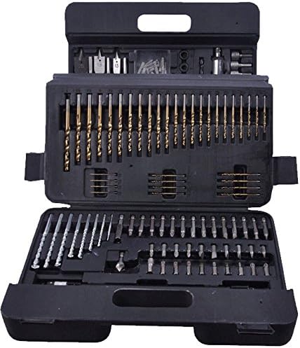 LUMBER JACK Assorted Drill Bit Set 204 Piece Wood Masonry HSS Hex Driver Supplied In Plastic Hard Case, Assorted 204 Piece - Image 5