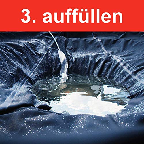 Firestone Teichfolie EPDM PondEasy vulkanisiert, schwarz 0,8 mm - Zuschnitt 3 x 2 m – Bild 5