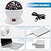 Star Projector, LBell Star Sky Night Light Rotating Cosmos Star Projector Lamp with LED Timer Auto-Shut Off, Color Changing, USB Cable Plug for Baby Kids Nursery Bedroom Living Room