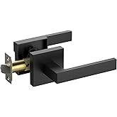 eufy Security Square Door Handle - Easy Installation, Fits All - Matte Black