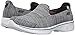 Skechers Performance Women's Go Walk 4 Satisfy Walking Shoe, Black/White, 9.5 M US