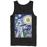 Star Wars Stormtrooper Starry Night Mens Graphic Tank Top