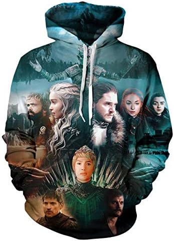 Womens Mens Youth Boys Girls Unisex 3D Game of Thrones Season 8 Got Fan T Shirt,Hoodie,Swim Trunks