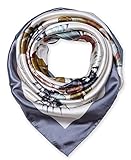 corciova Women's Satin Square Silk Feeling Hair Scarf 35 x 35 inches New Style