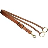 Hill Leather Training Forks with Brass Hardware
