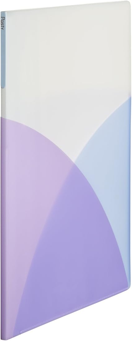 Amazon プラス クリアファイル 縦 10ポケット Pasty 98 393 ブルーベリーパープル 文房具 オフィス用品 文房具 オフィス用品