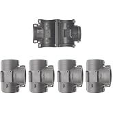 PGFUN Wire Loom Tee Connector Openable Convolute Tubing T Fitting for 1/2" Conduit (5-Pack)