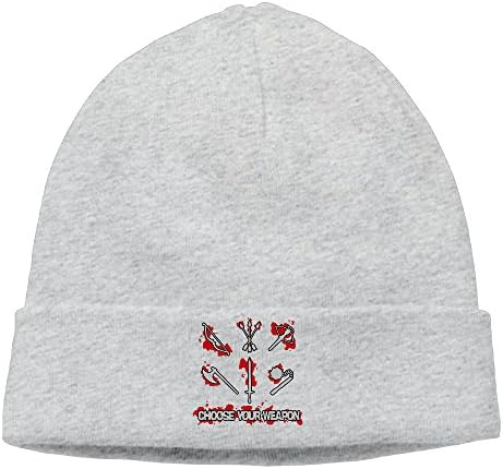 Choose Your Weapon Funny Unisex Beanie Hat Adjustable Snowboard Cap