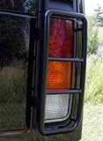 Hummer H2 Stainless Steel Black Powder Coated Tail Light Guards (Fits: 2003-2009 SUV's)
