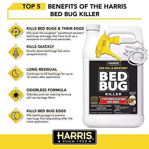HARRIS Bed Bug Killer Value Bundle Kit Diatomaceous Earth Powder