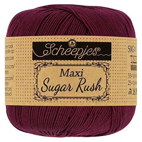Scheepjes - Scheepjes 750 Borgoña Maxi Sugar Rush Hilo - 1x50g