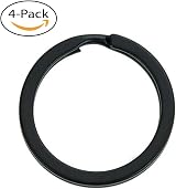 Tectonic 32mm Large Key Rings Heavy Duty 4 Pack Keychain Hoops view 4