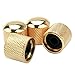 Surfing Electric Guitar Bass Volume Tone Control Dome Knobs Gold Pack of 4