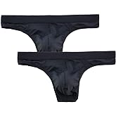 Summer Code Men's Thong Underwear Elastic Micro Mesh Bikini Briefs