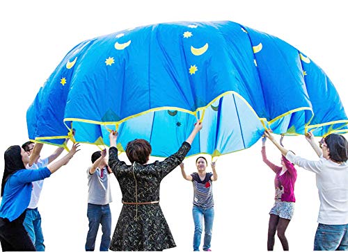 image for Zaptex Parachute Kids Games Play Parachute Team Indoor/Outdoor Play Ga