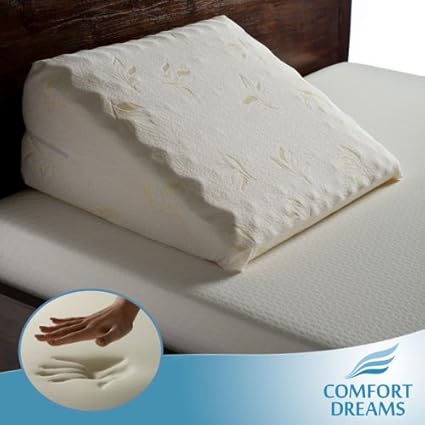 Buy Comfort Dreams Memory Foam Bed Wedge Pillow 10x20x24 Inch