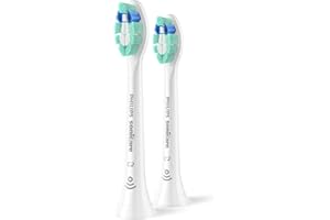 Philips Sonicare C2 Plaque Control - Genuine Replacement Electric Toothbrush Heads, White, 2 Pack, HX9022/77