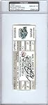 Barry Bonds Signed Ticket Giants 400Th Hr Gem Mint 10 - PSA/DNA Authentic